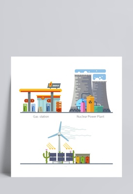 扁平化環保設備設計 創新與可持續的視覺表達